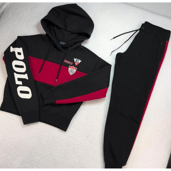 Polo Ralph Lauren Ralph's Team Racing PRL1 Tracksuit Small Hoodie XS Pants RARE